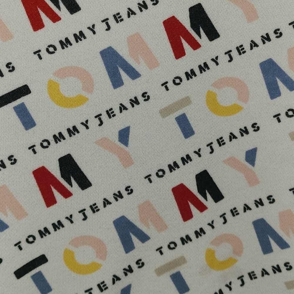 Tommy‎ Jeans sweatshirt all over print hoodie Vintage sportswear/streetwear M - Picture 11 of 13